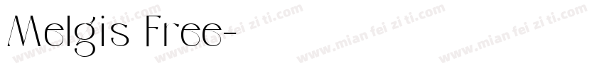 Melgis Free字体转换